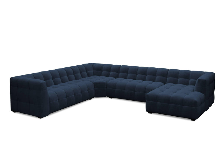 8-zitshoekbank Vesta links velvet