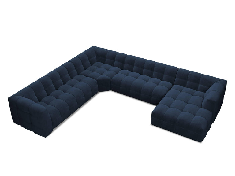 8-zitshoekbank Vesta links velvet