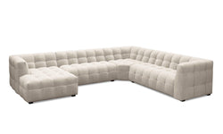 8-zitshoekbank Vesta rechts velvet