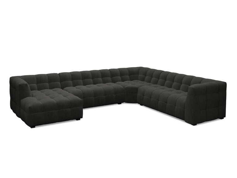 8-zitshoekbank Vesta rechts velvet
