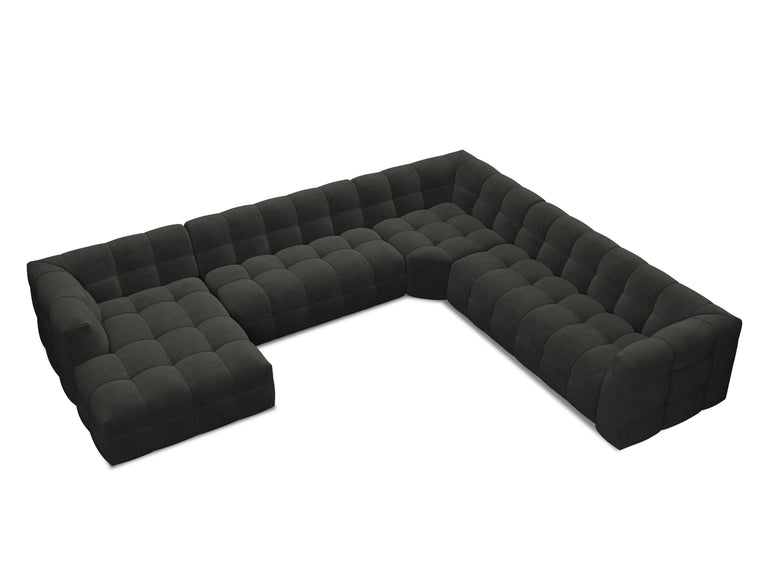 8-zitshoekbank Vesta rechts velvet