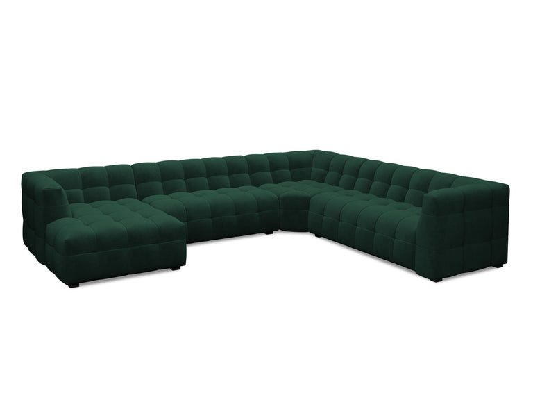 8-zitshoekbank Vesta rechts velvet