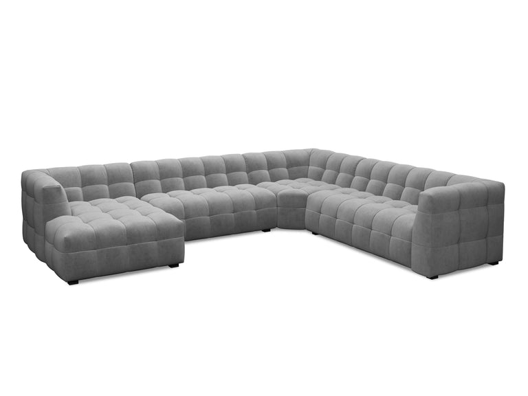 8-zitshoekbank Vesta rechts velvet