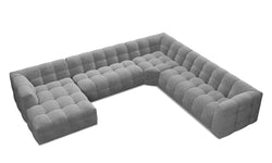 8-zitshoekbank Vesta rechts velvet