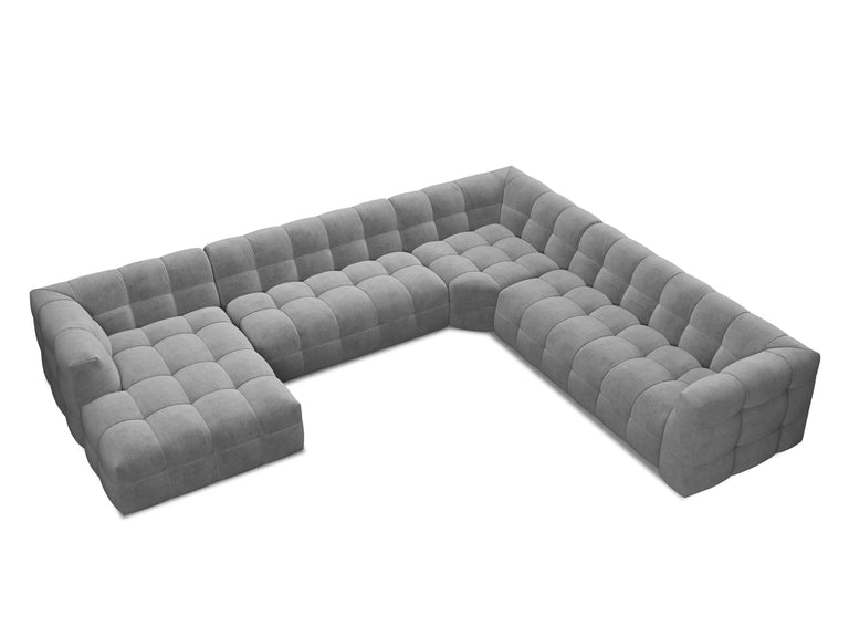 8-zitshoekbank Vesta rechts velvet