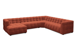 8-zitshoekbank Vesta rechts velvet