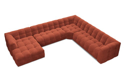8-zitshoekbank Vesta rechts velvet