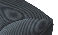 Chaise longue rechts Sao ribstof