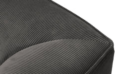 Chaise longue rechts Sao ribstof