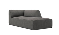 Chaise longue rechts Sao ribstof