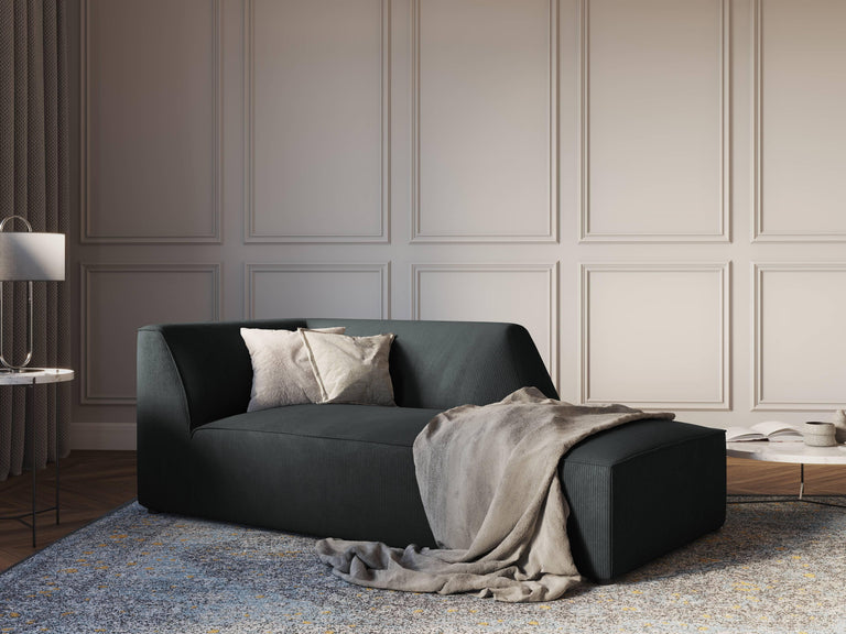 Chaise longue rechts Sao ribstof