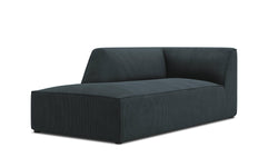 Chaise longue Sao ribstof links
