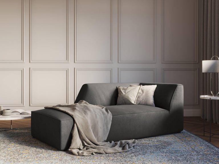 Chaise longue Sao ribstof links
