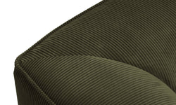 Chaise longue Sao ribstof links