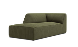 Chaise longue Sao ribstof links