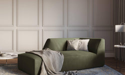 Chaise longue Sao ribstof links