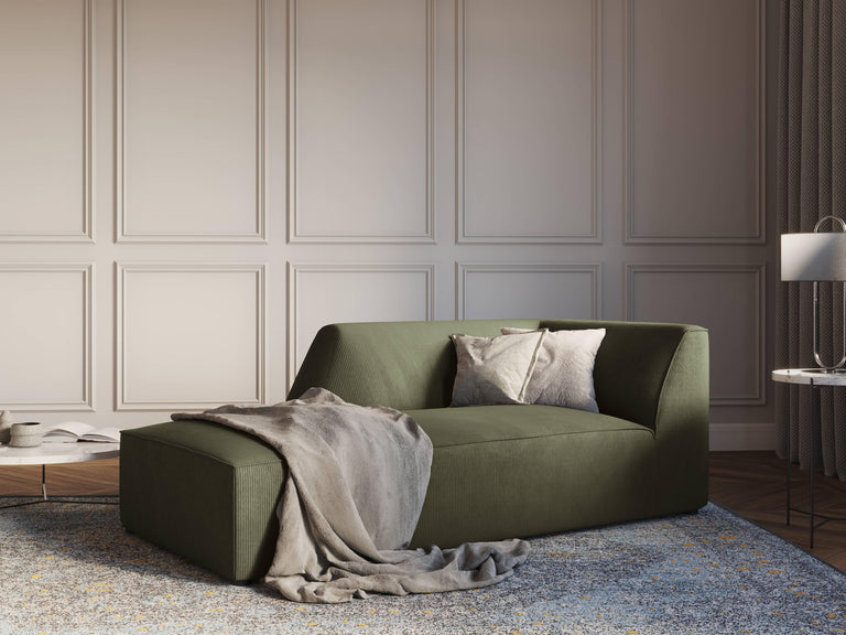 Chaise longue Sao ribstof links