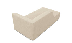 Chaise longue Sao ribstof links