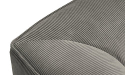 Chaise longue Sao ribstof links