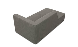 Chaise longue Sao ribstof links