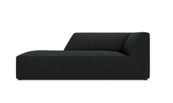 Chaise longue Sao ribstof links