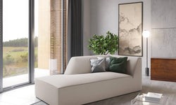 Chaise longue Sao velvet links