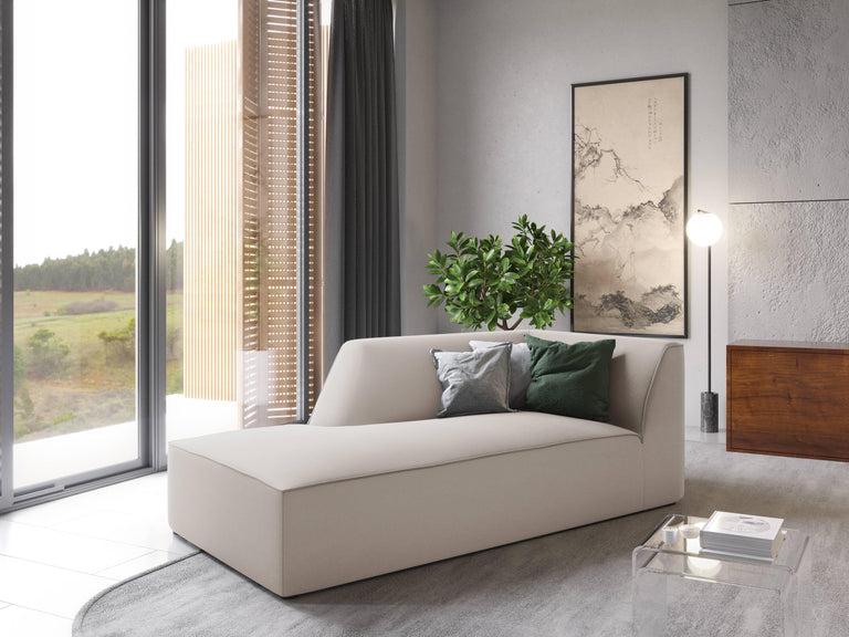 Chaise longue Sao velvet links