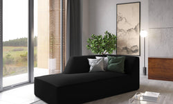 Chaise longue Sao velvet links