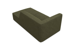 Chaise longue Sao ribstof rechts