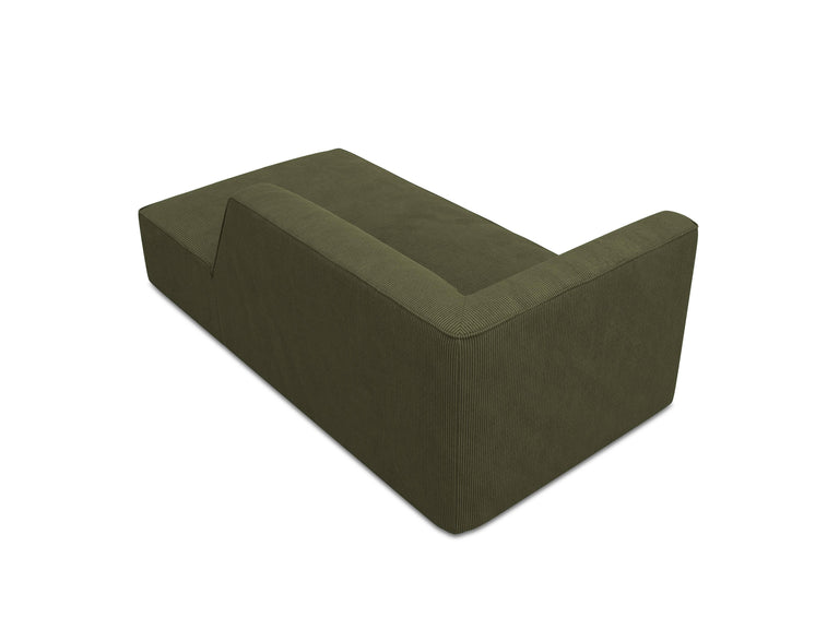 Chaise longue Sao ribstof rechts