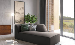 Chaise longue Sao velvet rechts