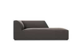 Chaise longue Sao velvet rechts