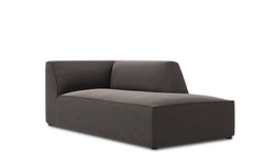 Chaise longue Sao velvet rechts