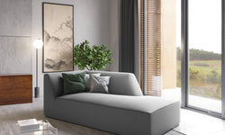 Chaise longue Sao velvet rechts