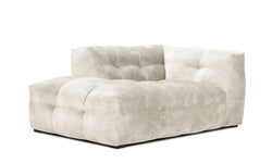 Chaise Longue Vesta links velvet