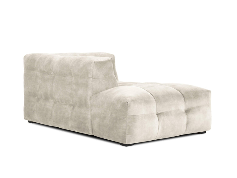 Chaise Longue Vesta links velvet