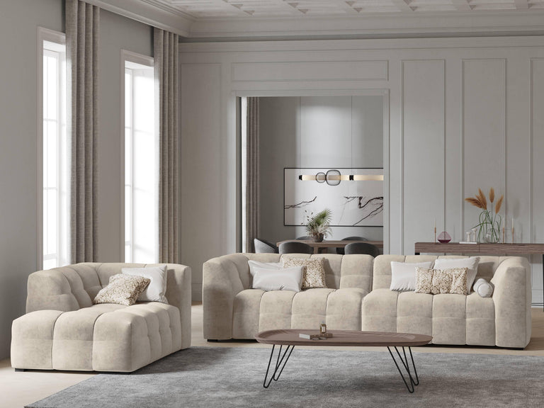 Chaise Longue Vesta links velvet
