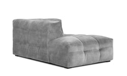 Chaise Longue Vesta links velvet