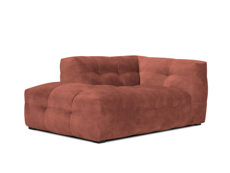 Chaise Longue Vesta links velvet