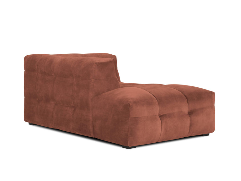 Chaise Longue Vesta links velvet