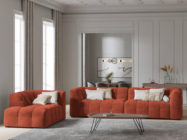 Chaise Longue Vesta links velvet