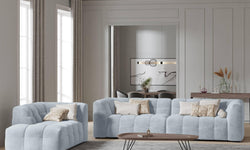 Chaise Longue Vesta links velvet