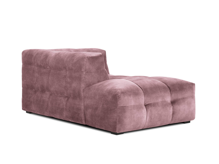 Chaise Longue Vesta links velvet