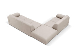 Hoekbank Lola links met hocker