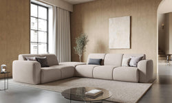 Hoekbank Lola links met hocker