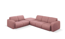 Hoekbank Lola links met hocker