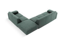 Hoekbank Lola rechts chenille met hocker