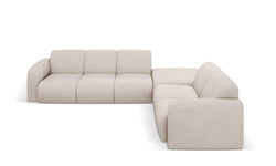 Hoekbank Lola rechts met hocker