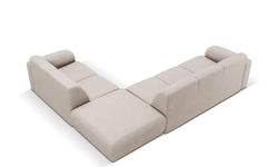 Hoekbank Lola rechts met hocker