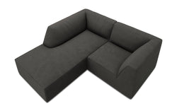 Hoekbank Sao ribstof links